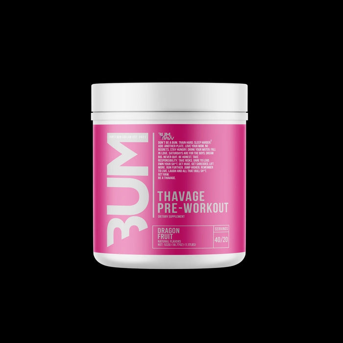 RAW Pre Workout Powder, Thavage (Rainbow Sherbet) - Chris Bumstead Sports Nutrition Supplement for Men & Women - CBUM Pre Workout for Working Out, Hydration, Mental Focus & Energy